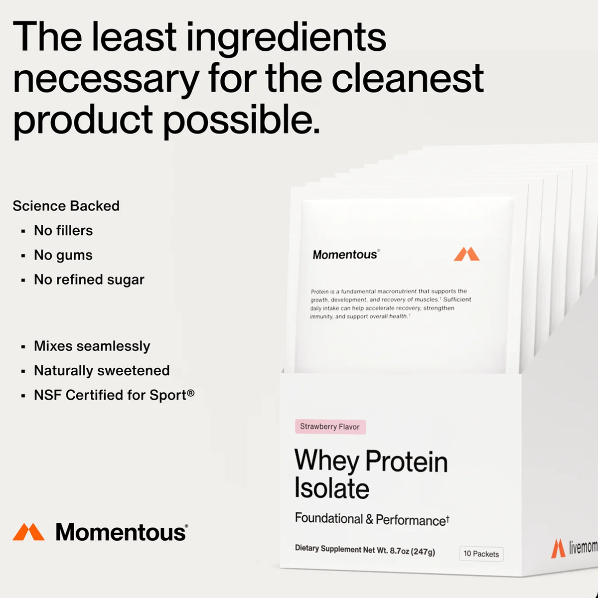Whey Protein Isolate (Single Serving) alternate view