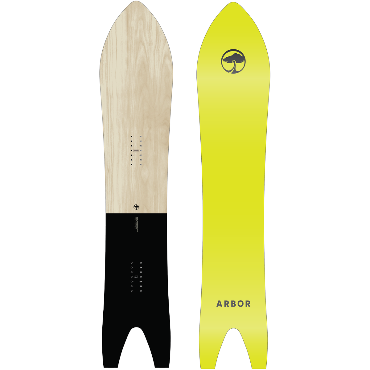 Arbor Snowboards A-Frame Demo Snowboard alternate view
