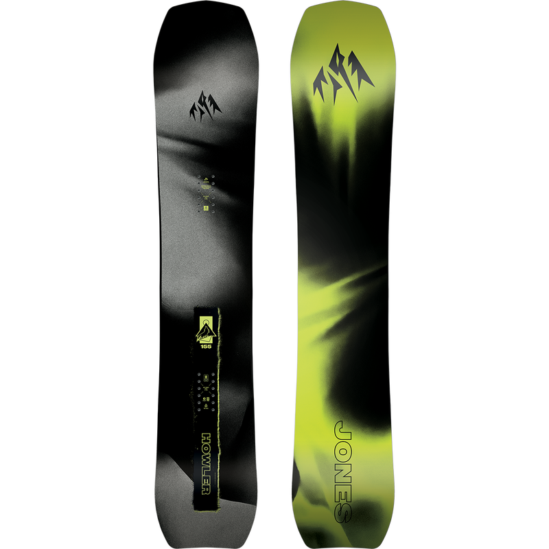 Jones Snowboards Howler Demo Snowboard Package, Jones Snowboards Howler 2026 top and bottom