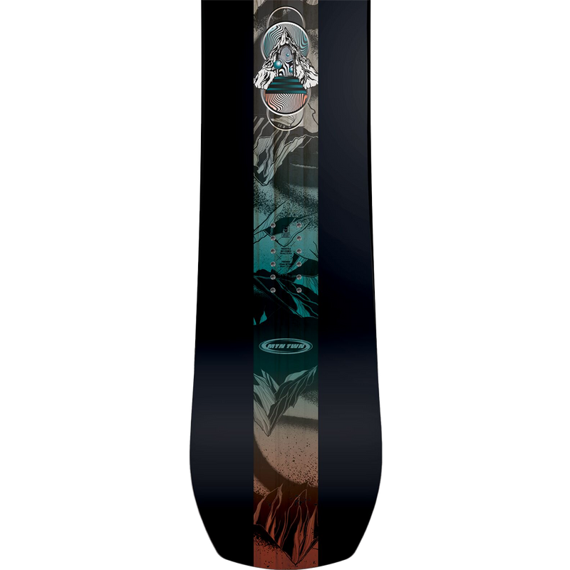 Jones Snowboards Mountain Twin Demo Snowboard, Jones Snowboards Mountain Twin tail
