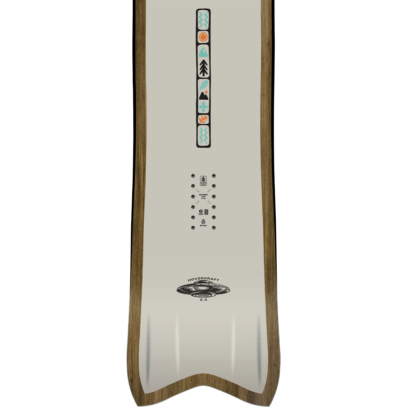 Jones Snowboards Hovercraft 2.0 Demo Snowboard, Jones Snowboards Hovercraft 2.0 2026 tail