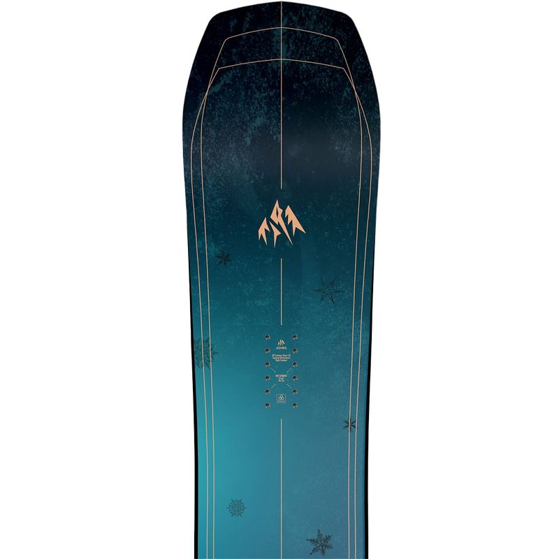 Jones Snowboards Women's Howler Demo Snowboard Package, Jones Snowboards Women's Howler 25/26 tip