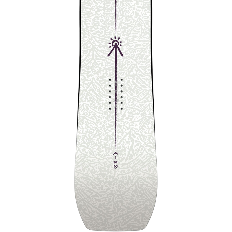 Jones Snowboards Women's Airheart 2.0 Demo Snowboard Package, Jones Snowboards Women's Airheart 2.0 25/26 tail