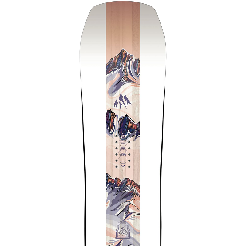 Jones Snowboards Women's Twin Sister Demo Snowboard Package, Jones Snowboards Women's Twin Sister 25/26 tip
