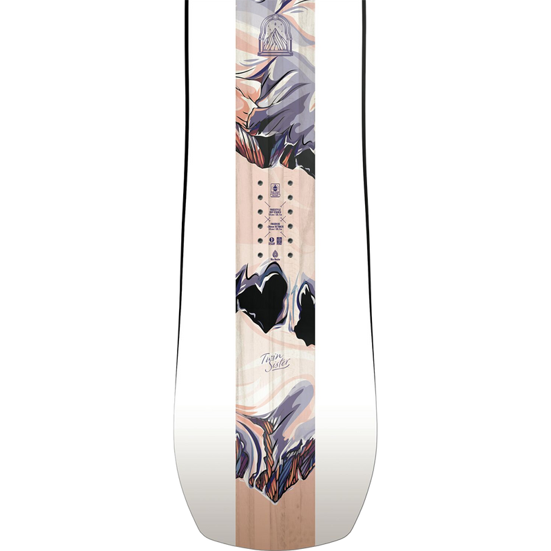 Jones Snowboards Women's Twin Sister Demo Snowboard Package, Jones Snowboards Women's Twin Sister 25/26 tail