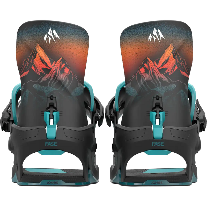 Mercury FASE Art Series, Jones Snowboards Mercury Fase in Blue Art pair back highback graphic