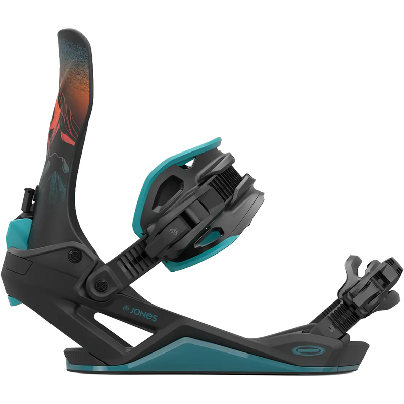 Mercury FASE Art Series, Jones Snowboards Mercury Fase in Blue Art right profile