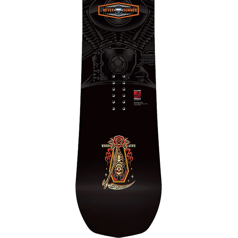 Never Summer Easy Rider Demo Snowboard, Never Summer Easy Rider tail
