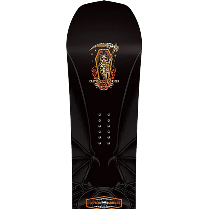 Never Summer Easy Rider Demo Snowboard, Never Summer Easy Rider nose