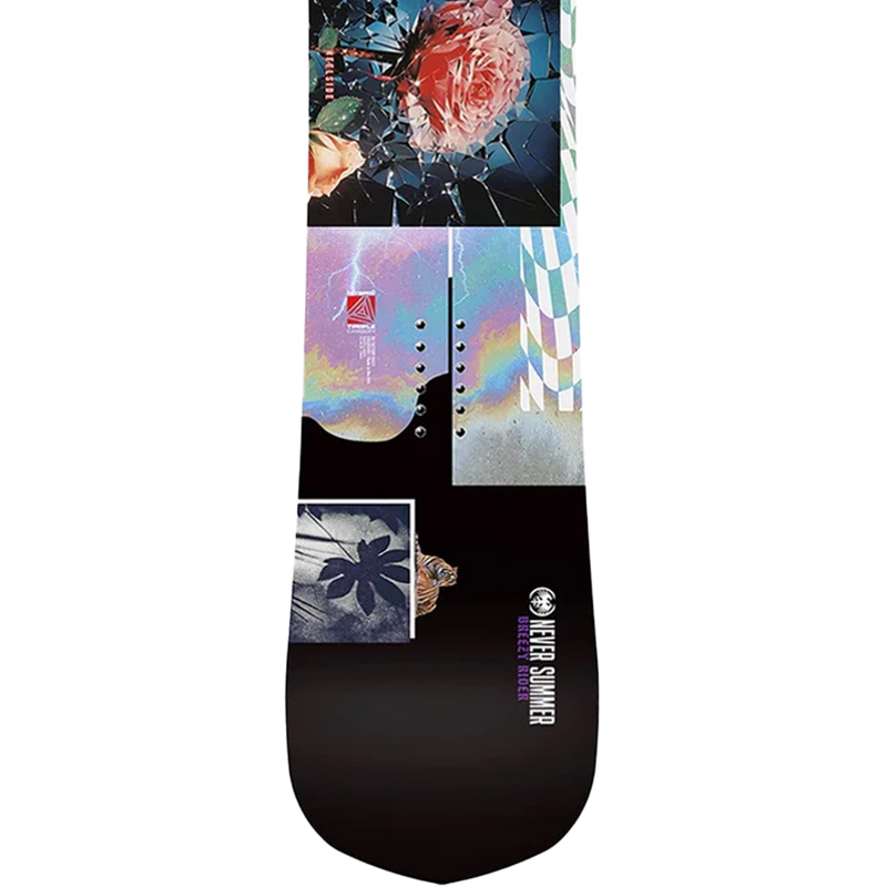 Never Summer Women's Breezy Rider Demo Snowboard, Never Summer Women's Breezy Rider tail