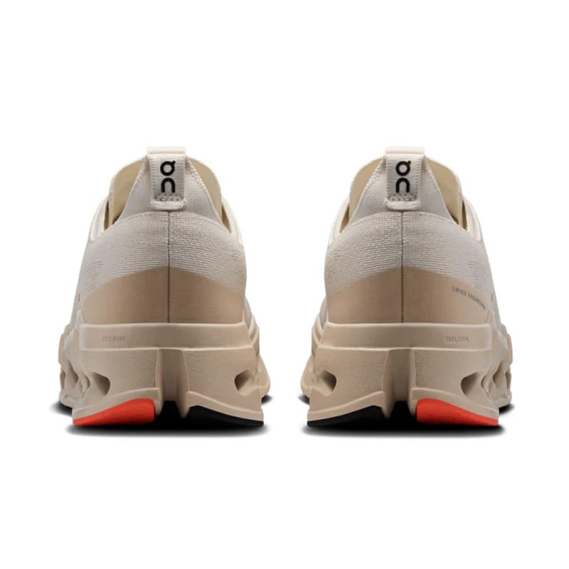 Women's Cloudsurfer Max, On Cloudsurfer Max in Ivory - Heel View