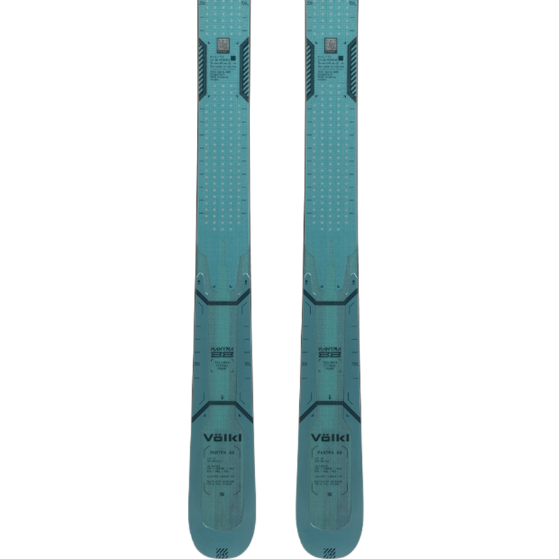 Volkl Mantra 88 Demo Skis, Volkl Mantra 88 Flat tails