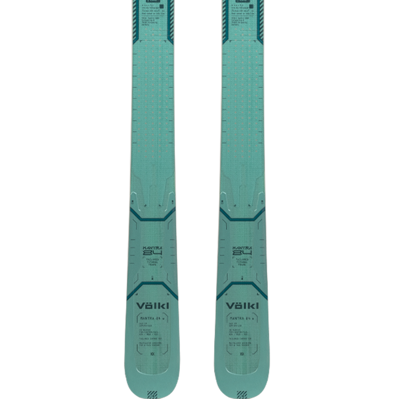 Volkl Women's Mantra 84 Demo Ski Package, Volkl Women's Mantra 84 Flat tails
