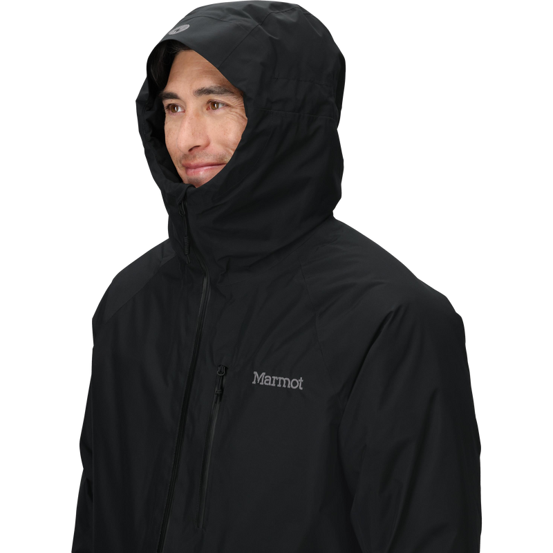 Men's Oslo Gore-Tex Jacket, Marmot Men's Oslo Gore-Tex Jacket in 001 Black hood