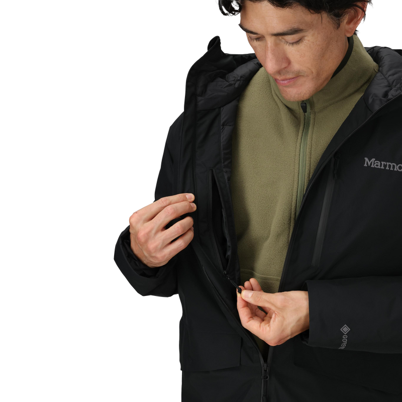Men's Oslo Gore-Tex Jacket, Marmot Men's Oslo Gore-Tex Jacket in 001 Black inside pocket