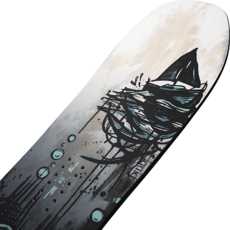 Yes Pick Your Line Demo Snowboard, Yes PYL nose