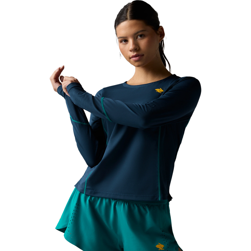Women's Tempo Tee Long Sleeve, Rabbit Women's Tempo Tee Long Sleeve Front