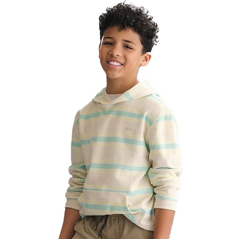 Youth Great Otway Hoodie, Quiksilver Youth Great Otway Hoodie on Model