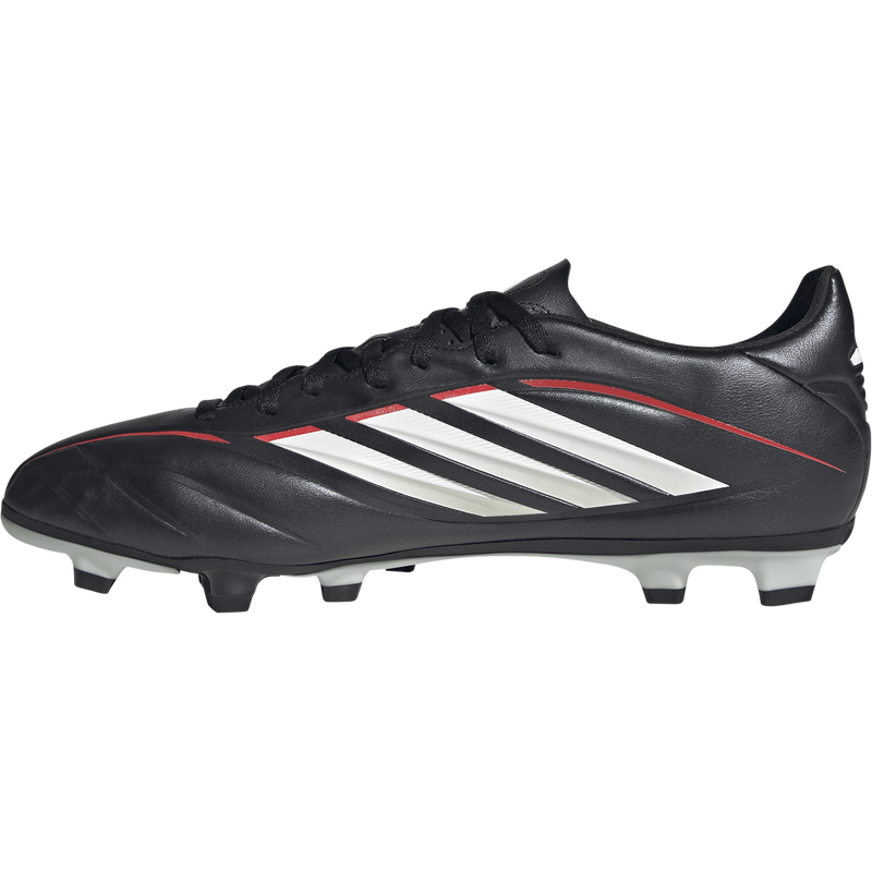 Copa Pure IV Club FG/MG, Adidas Copa Pure IV Club FG/MG in Core Black/White/Lucid Red inside right profile