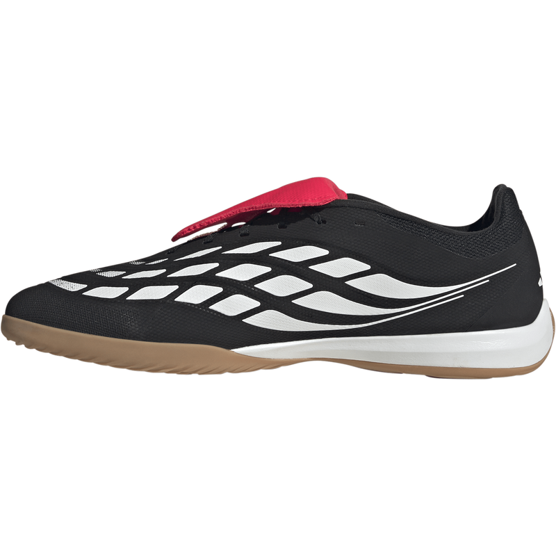 Predator League Fold-Over Tongue Indoor, Adidas Predator League Fold-Over Tongue Indoor in Core Black/White/Lucid Red inside right