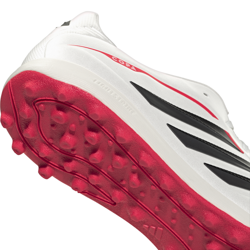 Copa Pure IV League Turf, Adidas Copa Pure IV League Turf in Zero Metalic/Core Black/Lucid Red