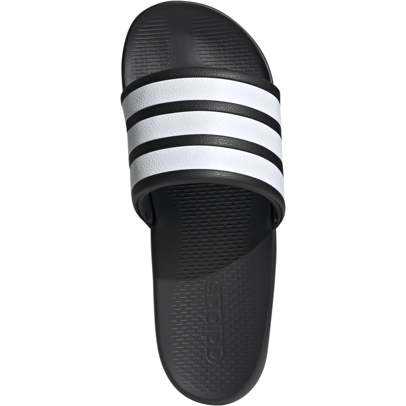 Men's Adilette Comfort 2.0, Adidas Men's Adilette Comfort 2.0 in Core Black/White/Carbon top