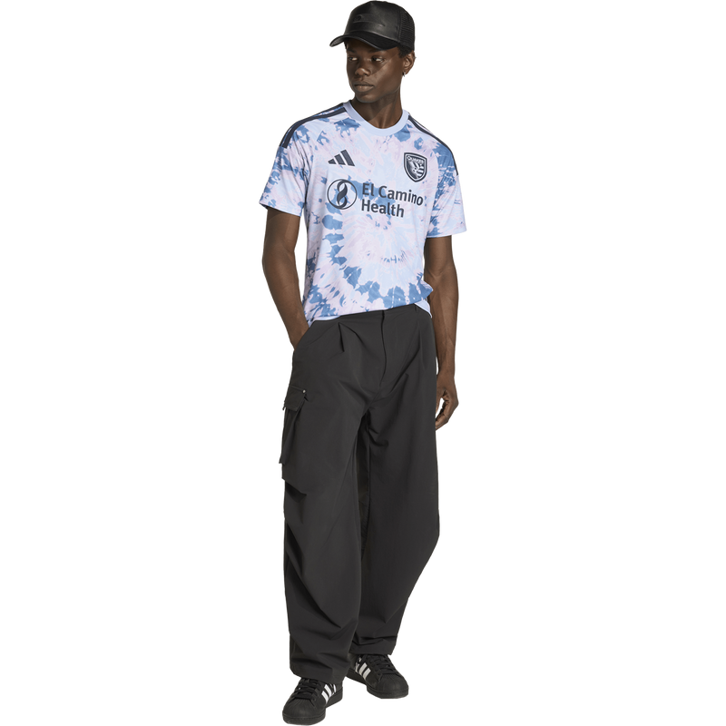 Men's SJ Earthquakes Jersey, Adidas Men's SJ Earthquakes Jersey Full View