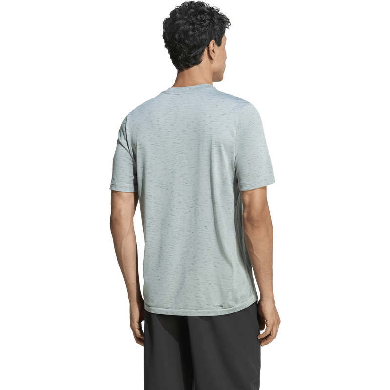 Men's Workout Essentials Seamless Tee, Adidas Men's Workout Essentials Seamless Tee Back