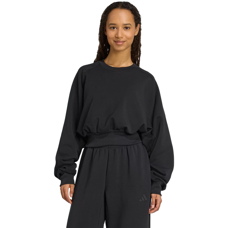 Women's All SZN Soft Lux Crew, Adidas Women's All SZN Soft Lux Crew Front