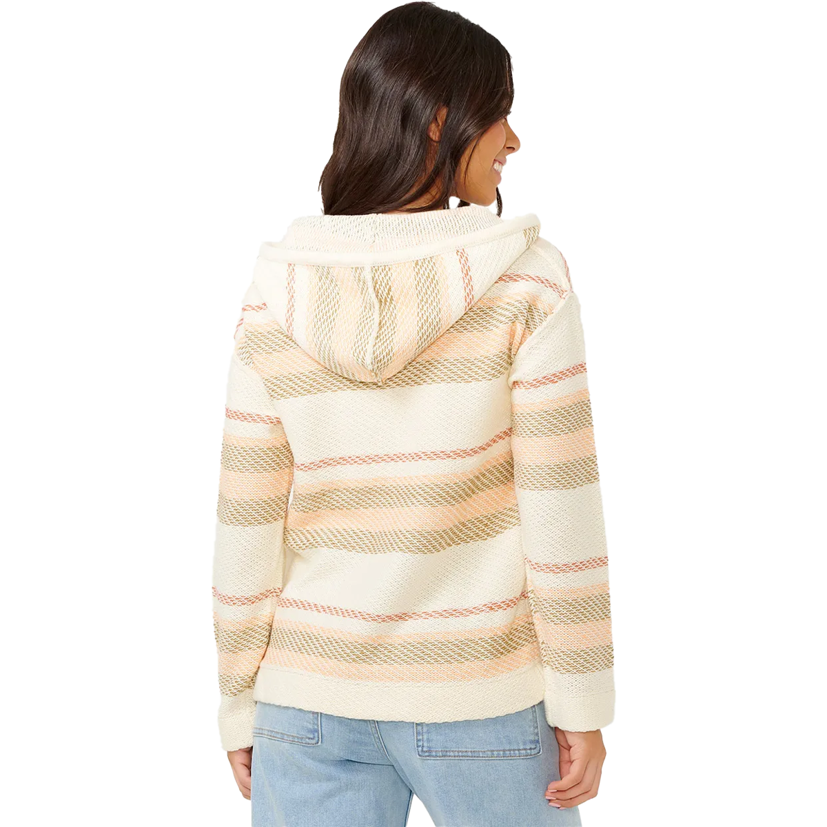 Women's Desert Dreams Striped Poncho alternate view