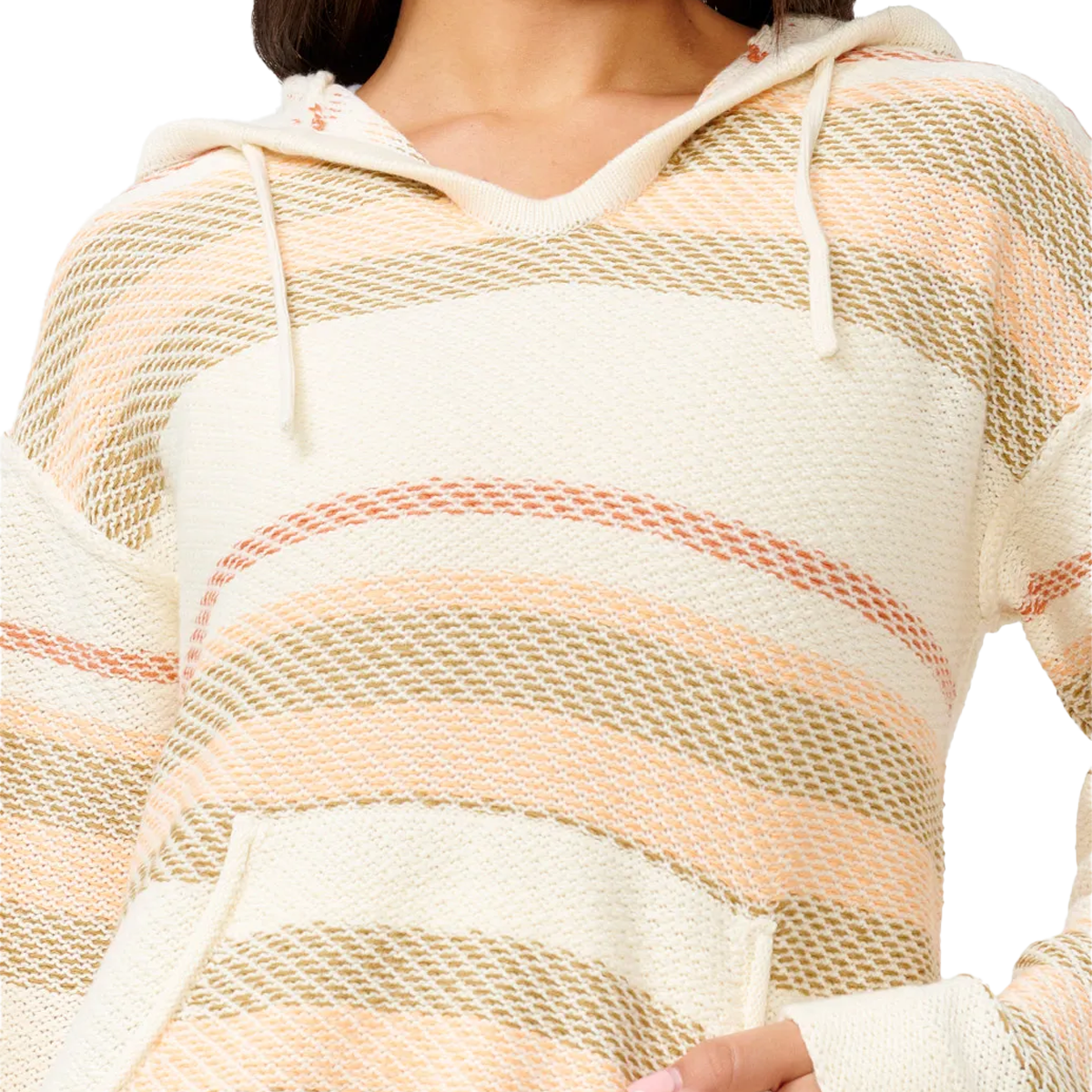 Women's Desert Dreams Striped Poncho alternate view