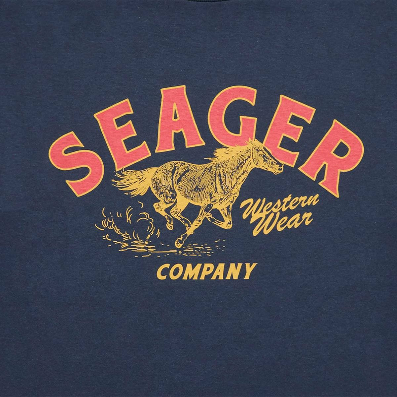 Men's Heritage Tee, Seager Men's Heritage Tee Front Logo