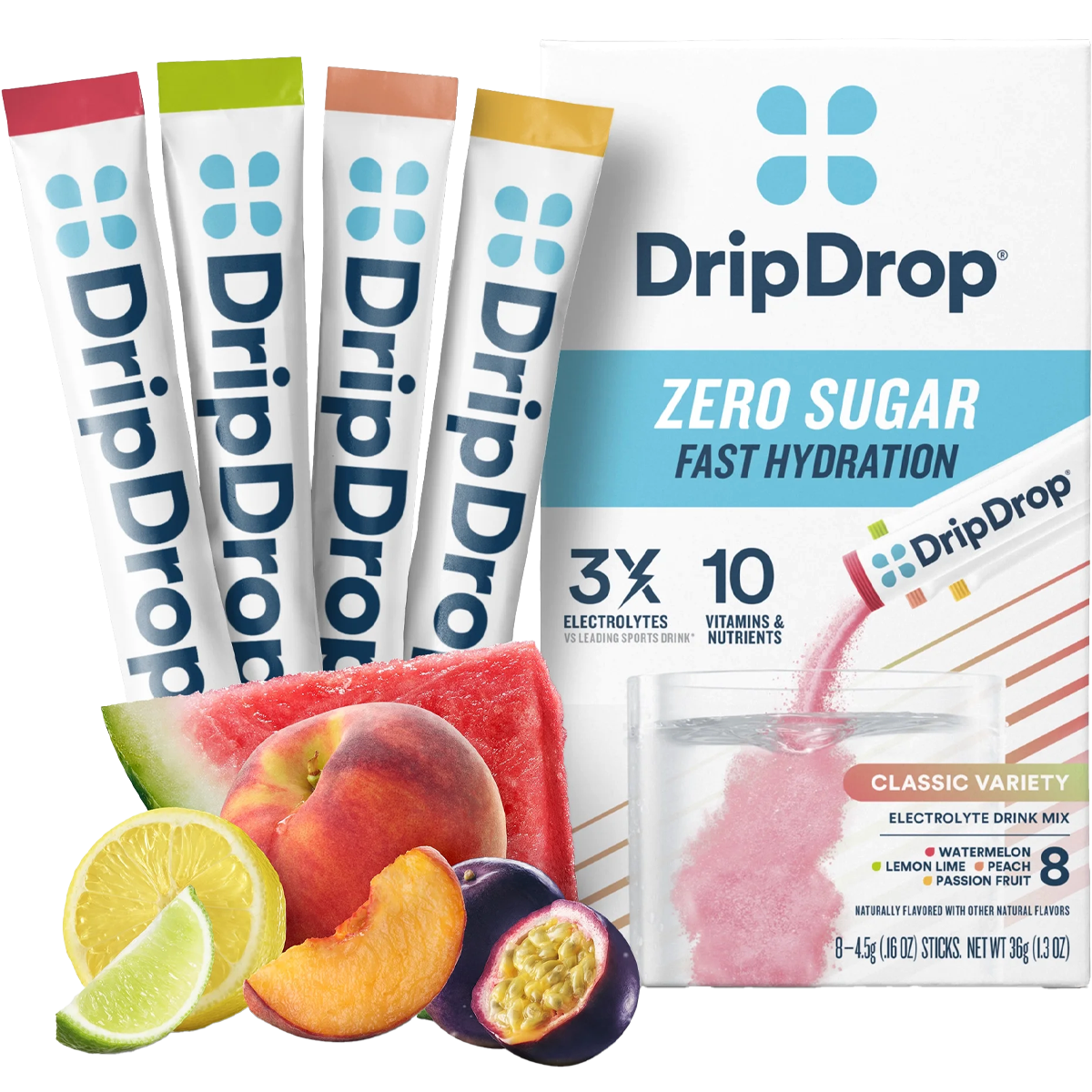 Zero Sugar Electrolyte Drink Mix (8 Servings) alternate view