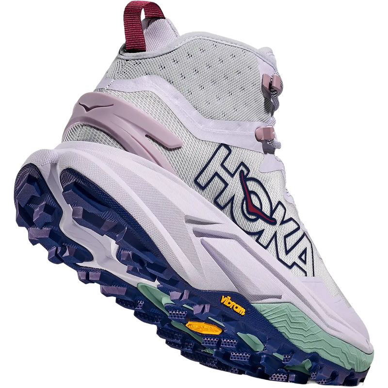 Women's Mafate Hike, Hoka Women's Mafate Hike in ALBR-Ambient Blue/Blueberry right rear