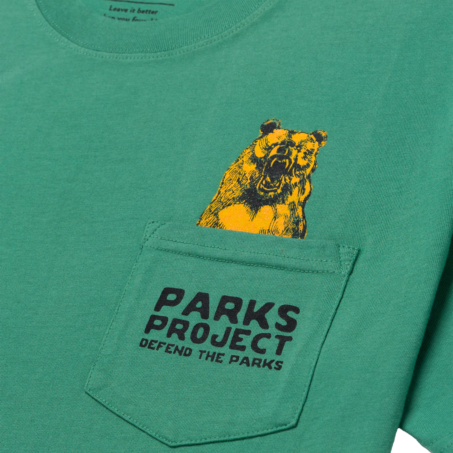 Defend The Parks Bear Pocket Tee alternate view