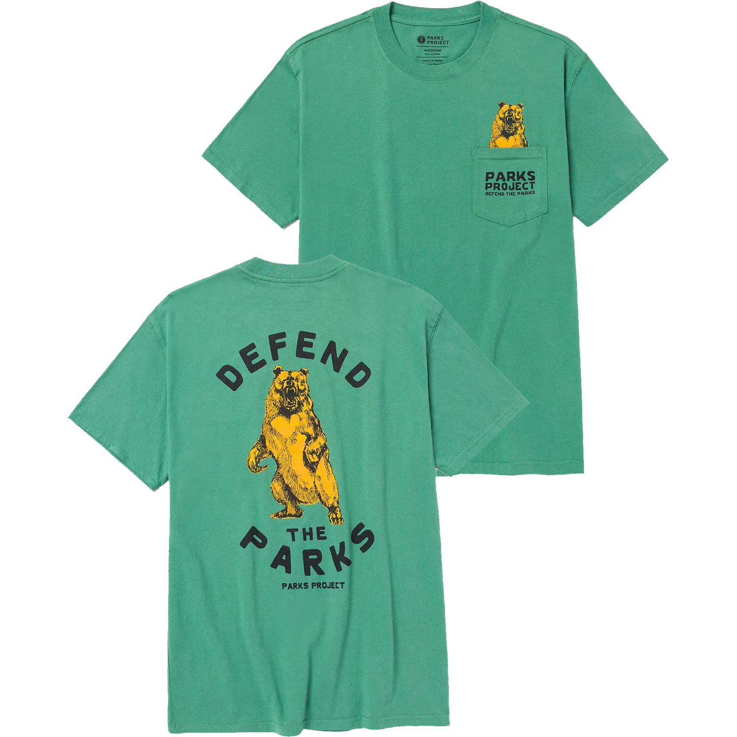 Defend The Parks Bear Pocket Tee alternate view