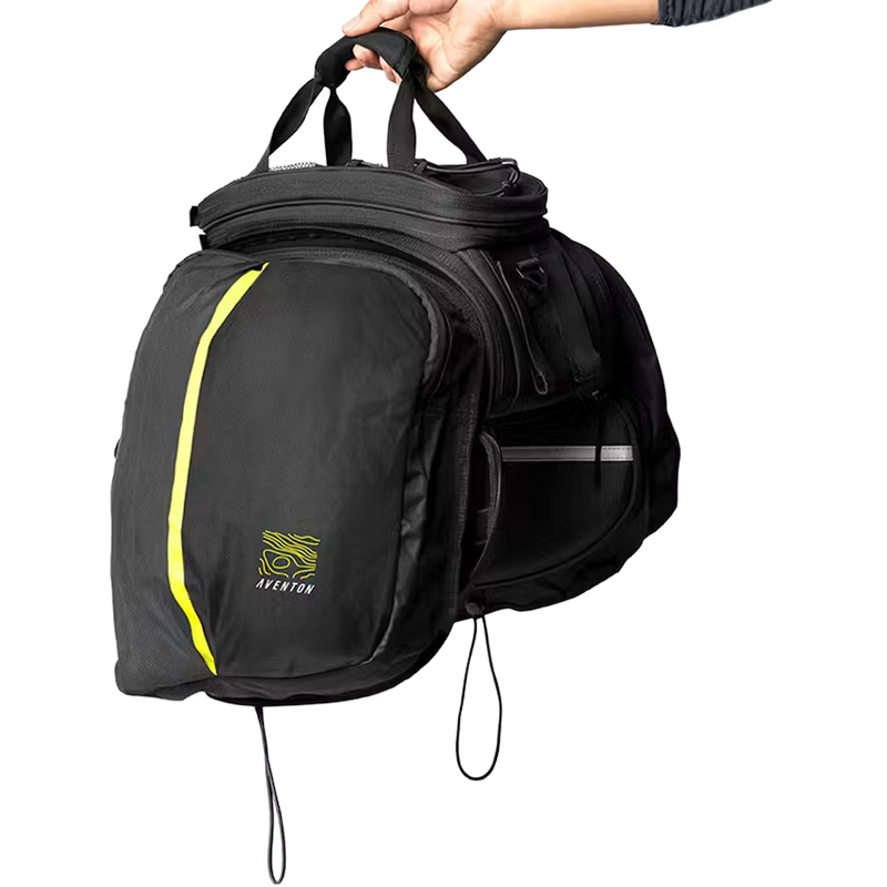 Aventon Rack Top Bag, Aventon Rack Top Bag with panniers
