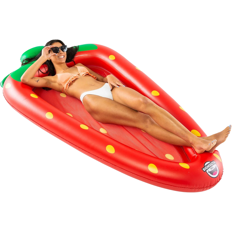 Strawberry Lounger, Big Mouth Strawberry Lounger Lifestyle