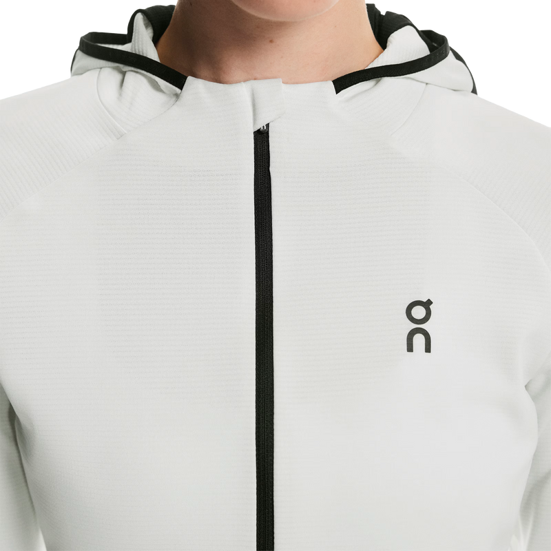 Women's Climate Zip Hoodie, On Women's Climate Zip Hoodie in Sailor front