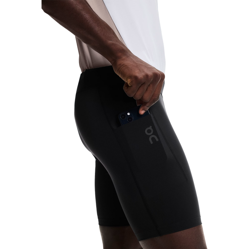 Men's 8" Performance Tights, On Men's 8" Performance Tights Side Pocket