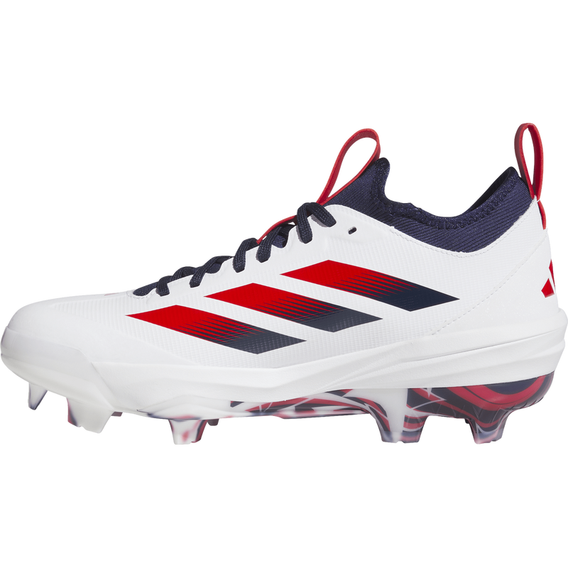 Adizero Impact TPU 2.0 USA, Adidas Adizero Impact TPU 2.0 USA in White/Red/Blue inside right profile