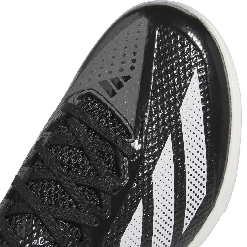 Adizero Electric 2.0 TPU, Adidas Electric 2.0 TPU Baseball Cleats in Black/White toe
