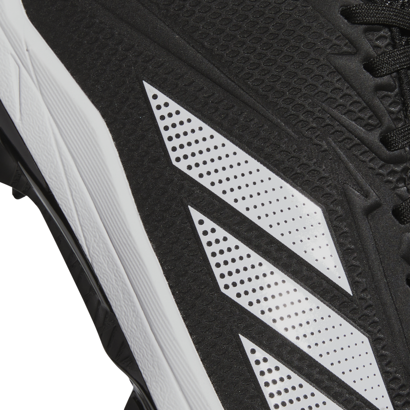 Adizero Electric 2.0 TPU TD, Adidas Adizero Electric 2.0 TPU TD in Black/White logo stripes