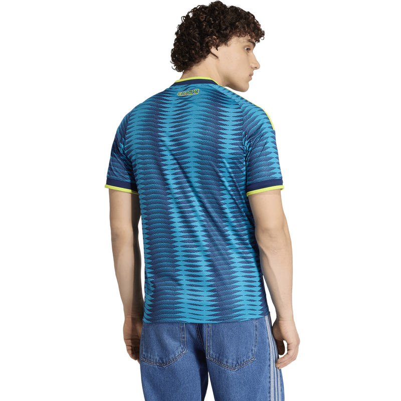 Colombia FCF Away Jersey, Adidas Columbia FCF Away Authentic Jersey back