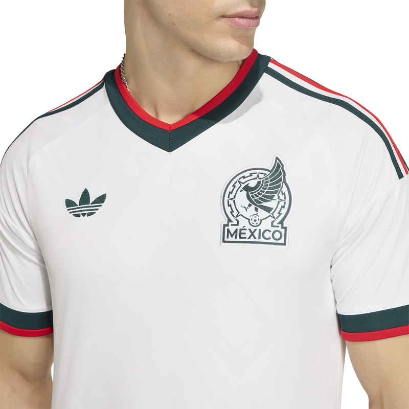 Mexico FMF Away Jersey, Adidas Mexico FMF Away Authentic Jersey team logo