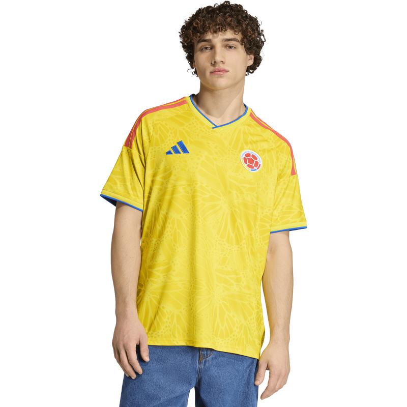 Colombia Home Replica Jersey, Adidas Columbia Home Replica Jersey in Impact Yellow front