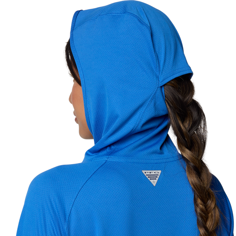 Women's PFG Solar Stream Elite Hoodie, Columbia Women's PFG Solar Stream Elite Hoodie hair hole