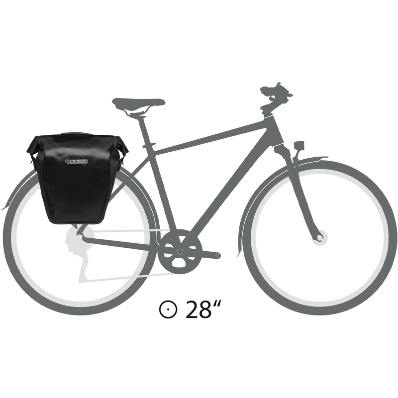 Back-Roller Core, Ortlieb Back-Roller Core size on bike
