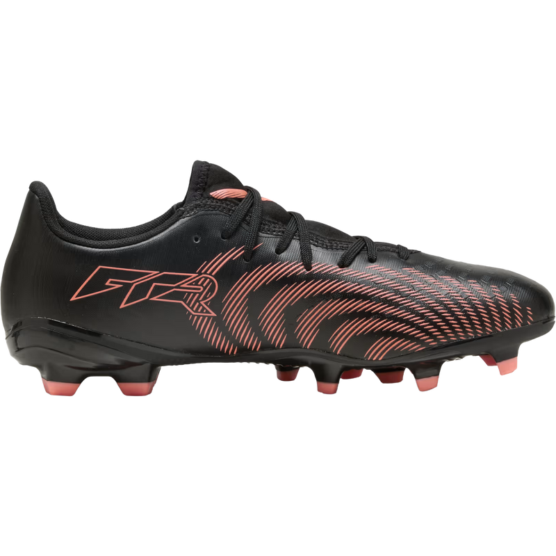 Future 9 Play FG/AG, Puma Future 9 Play FG/AG in 02-Black/Red/Gray inside profile of left shoe