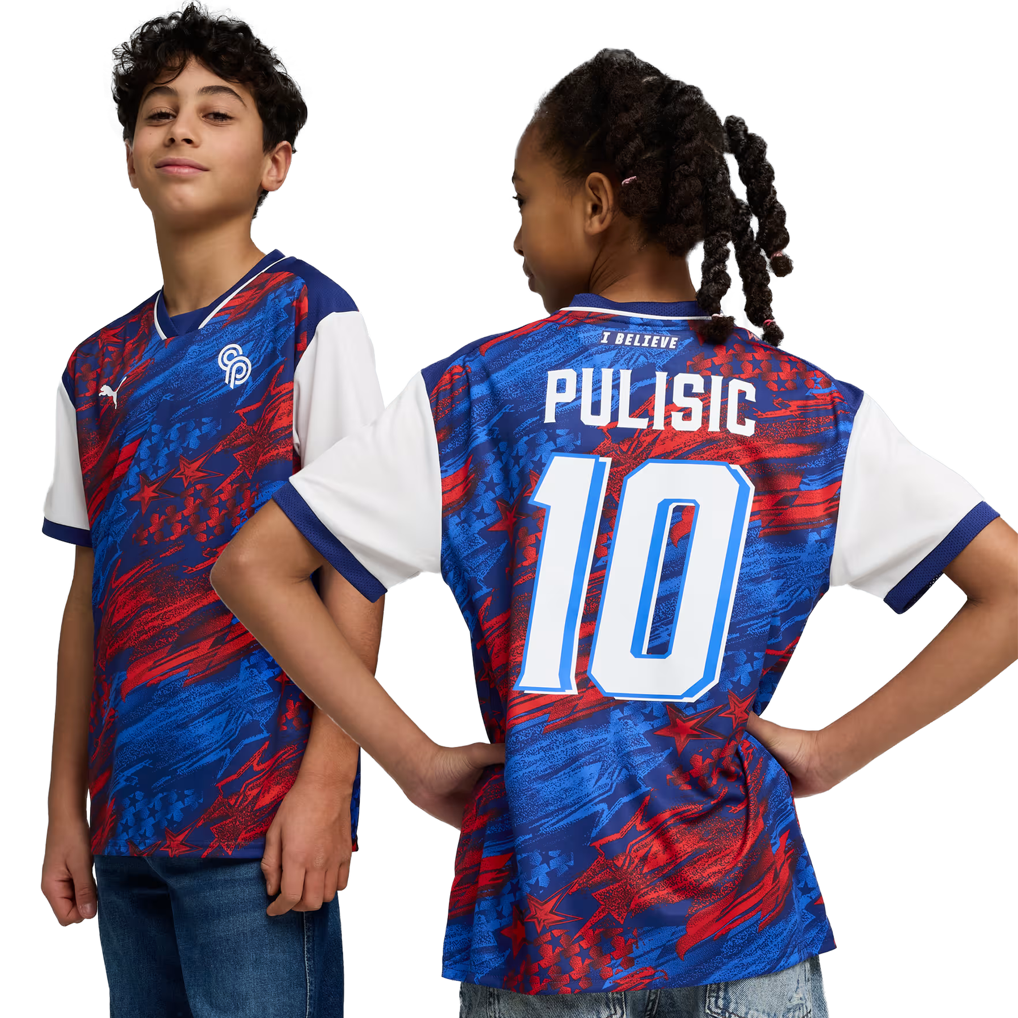 Youth Christian Pulisic 10 US Passion Jersey alternate view